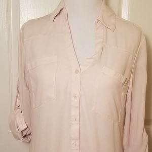 Express Portofino shirt XS blush colored